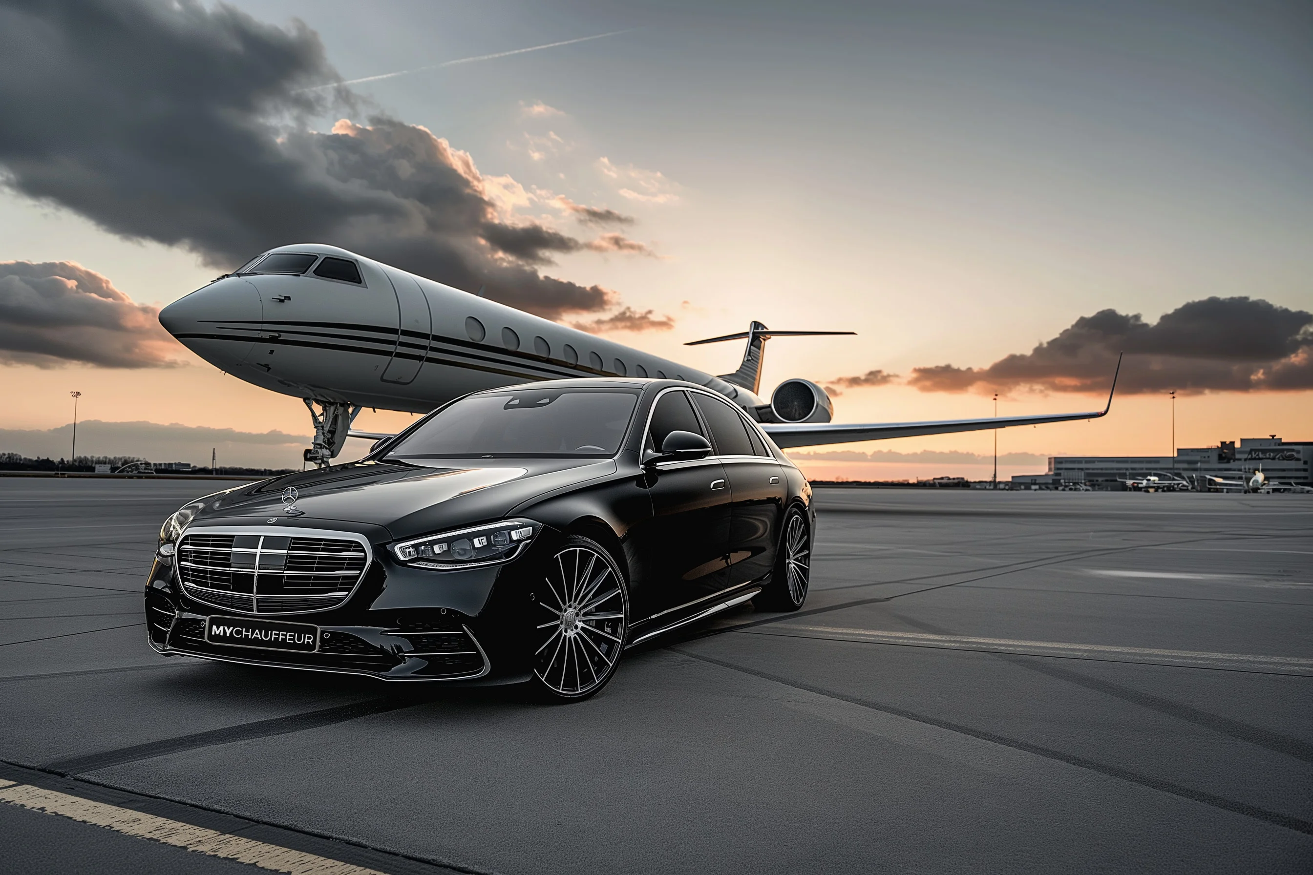'Executive airport transfers service for airport pickup and dropoff', 'Luxury airport limo and Airport business shuttle for VIP airport transportation'